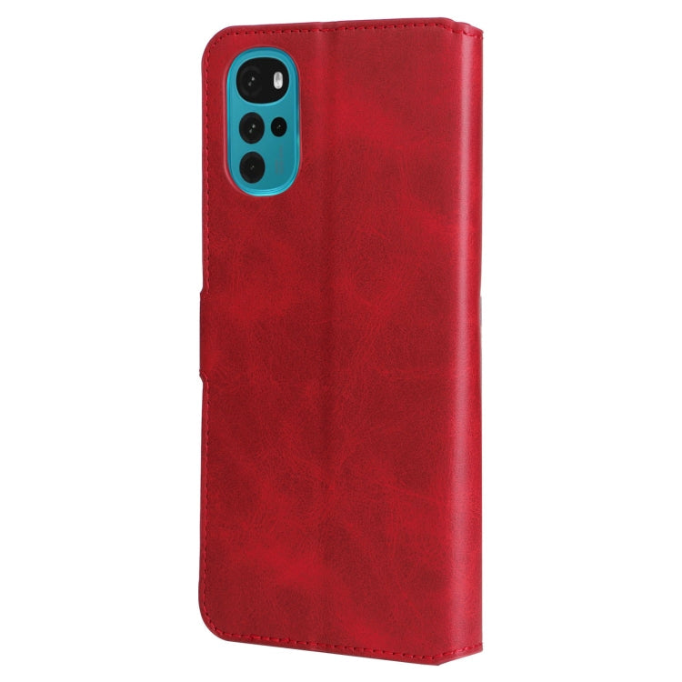 CALF Knižkové puzdro pre Motorola Moto G22 - červené