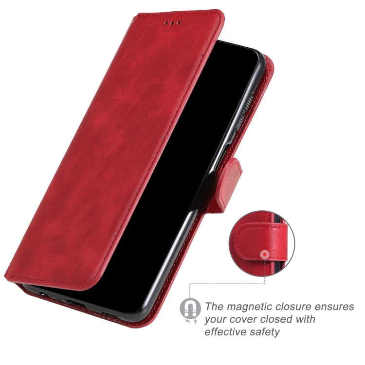 CALF Knižkové puzdro pre Motorola Moto G22 - červené