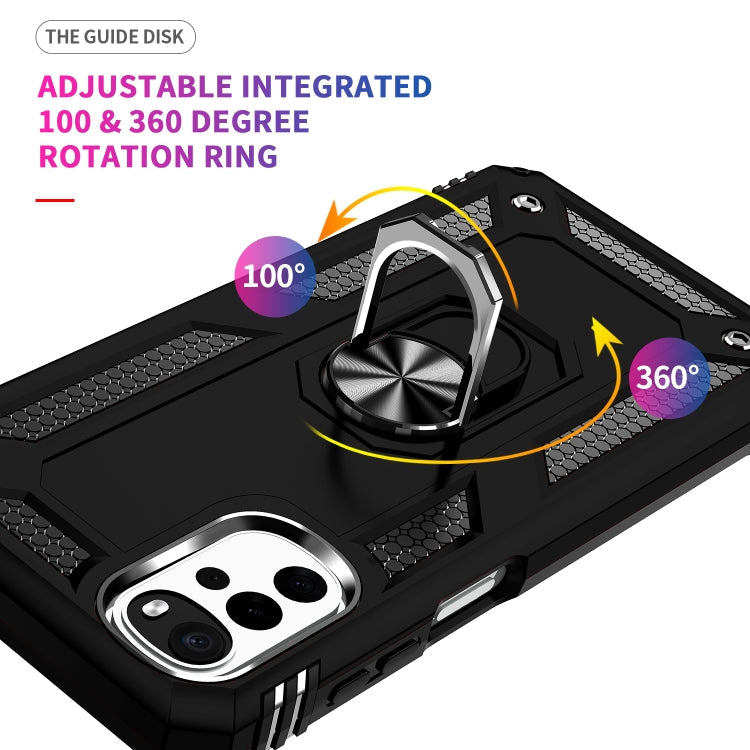 RING ARMOR Tvrdený kryt pre Motorola Moto G22 - čierny