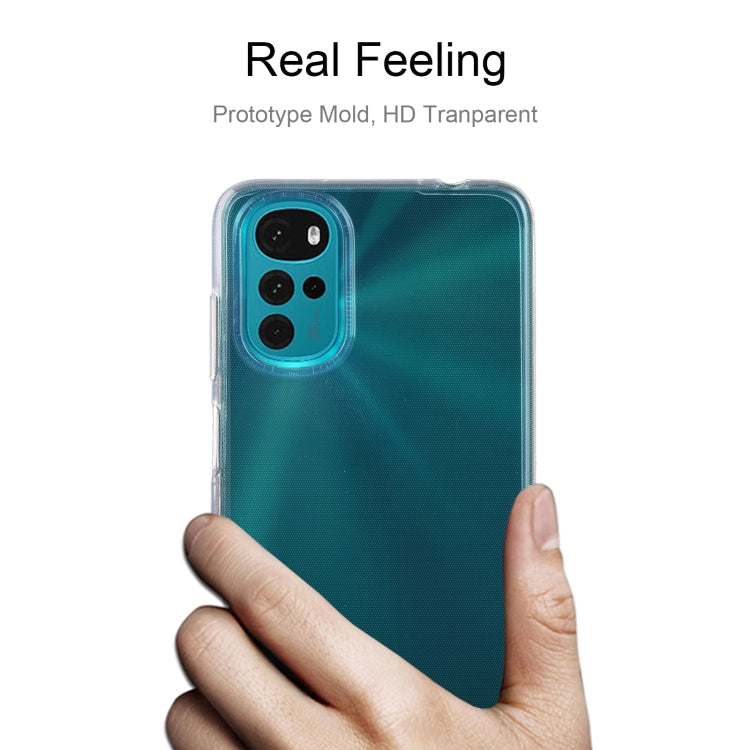 TRANSPARENTNÝ Silikónový obal pre Motorola Moto G22 - priesvitný