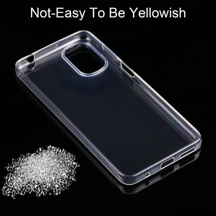TRANSPARENTNÝ Silikónový obal pre Motorola Moto G22 - priesvitný