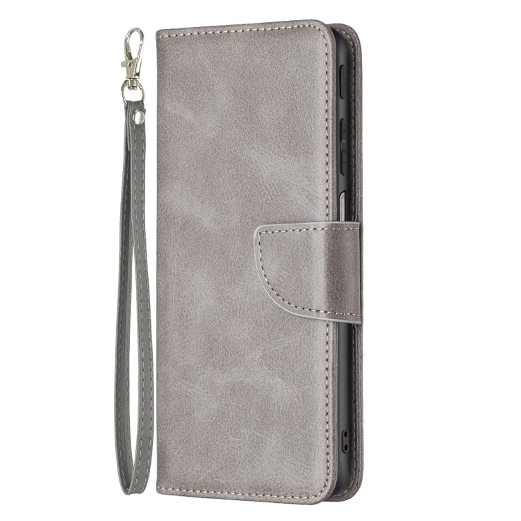 LAMBSKIN Knižkové puzdro pre Motorola Moto G31 / G41 - sivé