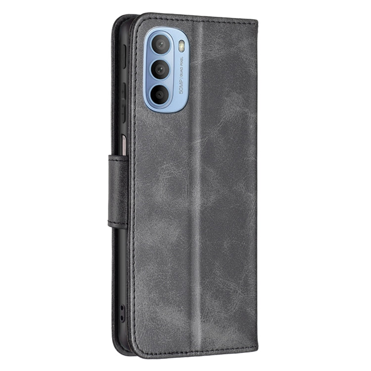 LAMBSKIN Knižkové puzdro pre Motorola Moto G31 / G41 - čierne