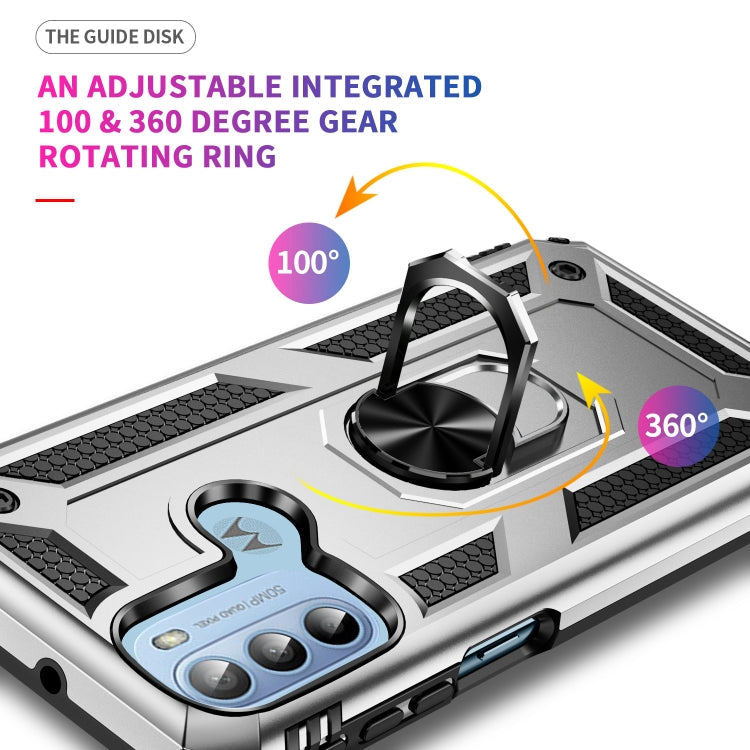 RING ARMOR Tvrdený kryt pre Motorola Moto G31 / G41 - sivý