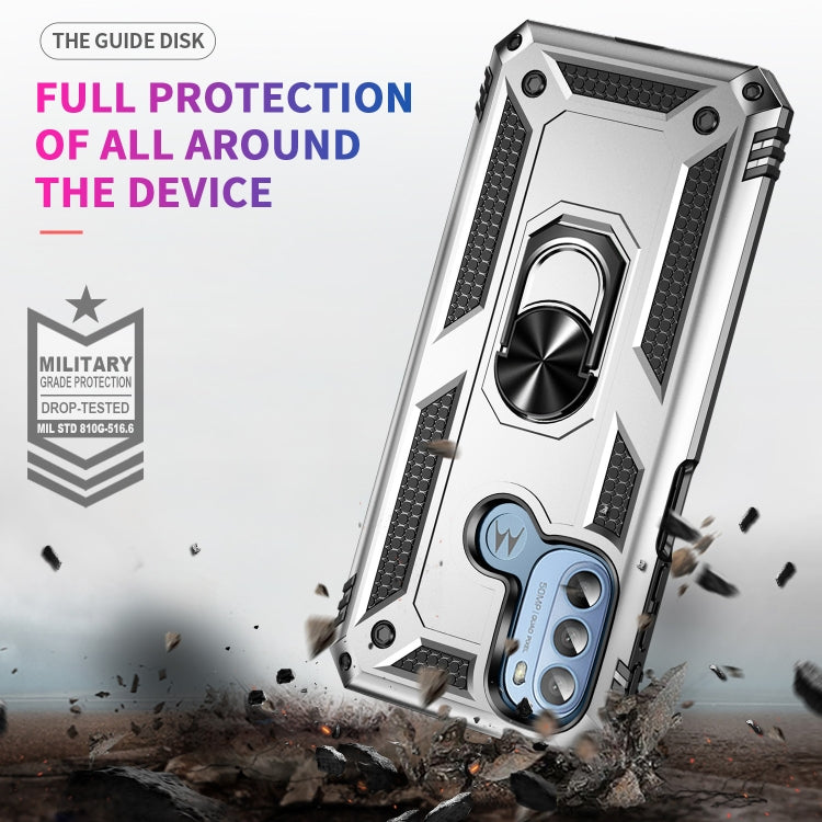 RING ARMOR Tvrdený kryt pre Motorola Moto G31 / G41 - sivý
