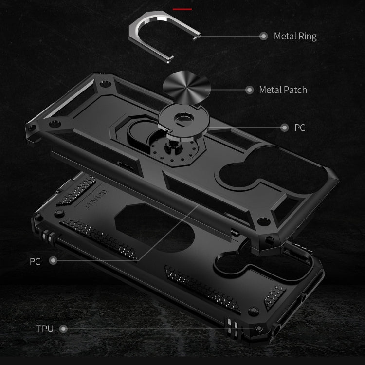 RING ARMOR Tvrdený kryt pre Motorola Moto G31 / G41 - čierny