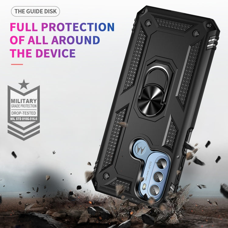 RING ARMOR Tvrdený kryt pre Motorola Moto G31 / G41 - čierny
