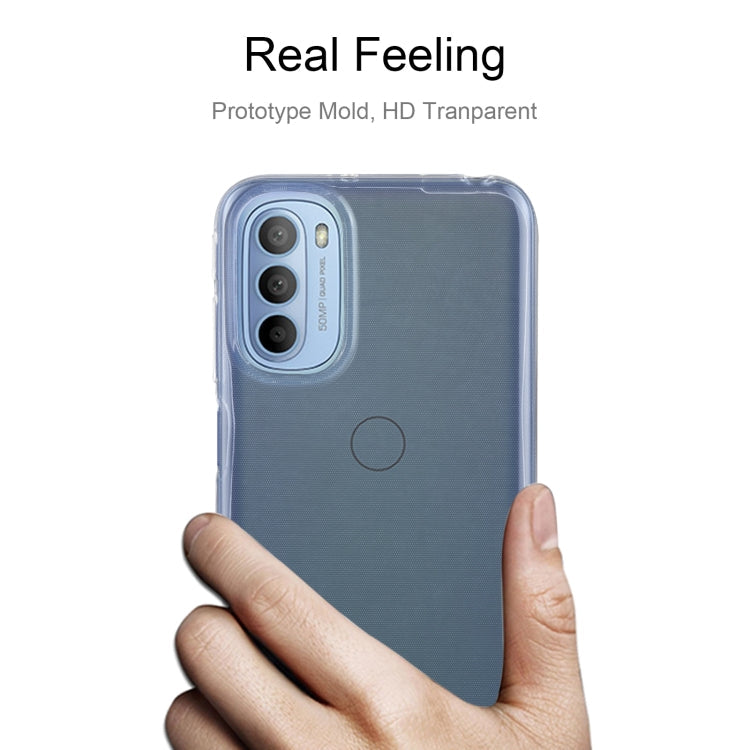 TRANSPARENTNÝ Silikónový obal pre Motorola Moto G31 / G41 - priesvitný