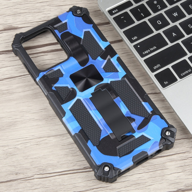 CAMO ARMOR Tvrdený kryt pre Motorola Moto G13 / G23 - modrý