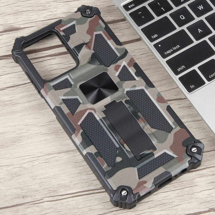 CAMO ARMOR Tvrdený kryt pre Motorola Moto G13 / G23 - zelený