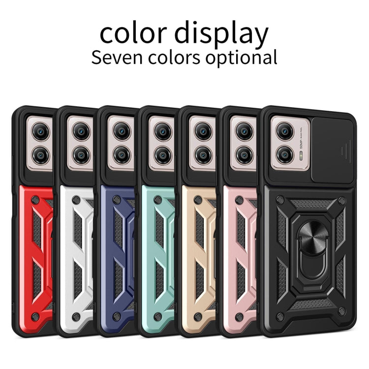 SLIDING ARMOR Tvrdený kryt pre Motorola Moto G13 / G23 - ružový