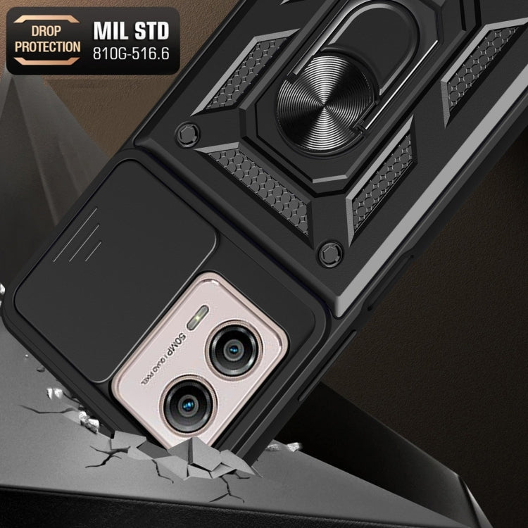 SLIDING ARMOR Tvrdený kryt pre Motorola Moto G13 / G23 - ružový