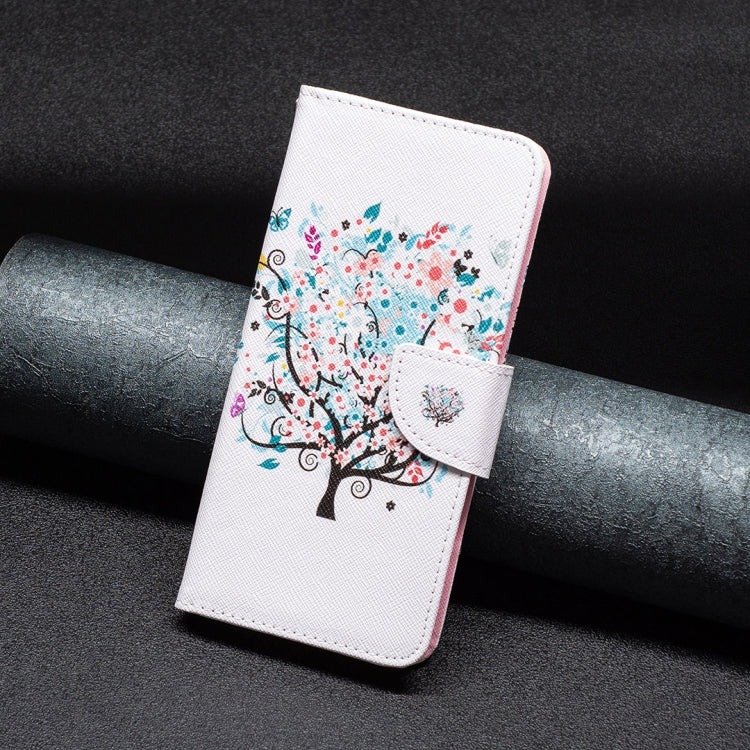 PAINT Knižkové puzdro pre Motorola Moto G72 - TREE biele