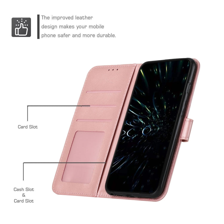 STITCHING Knižkové puzdro pre Motorola Moto G72 - ružové