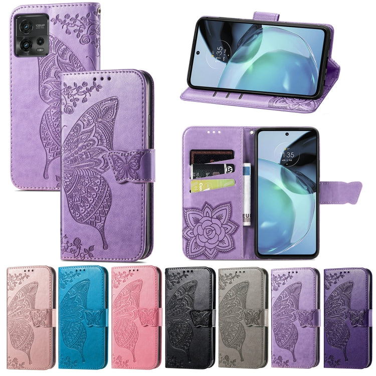 FLOWER Knižkové puzdro pre Motorola Moto G72 - ružové