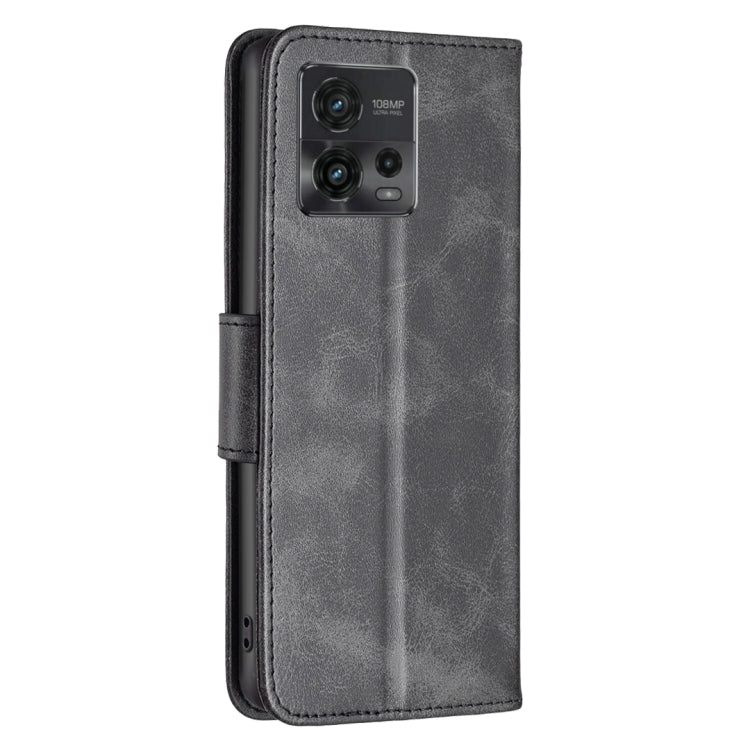 LAMBSKIN Knižkové puzdro pre Motorola Moto G72 - čierne