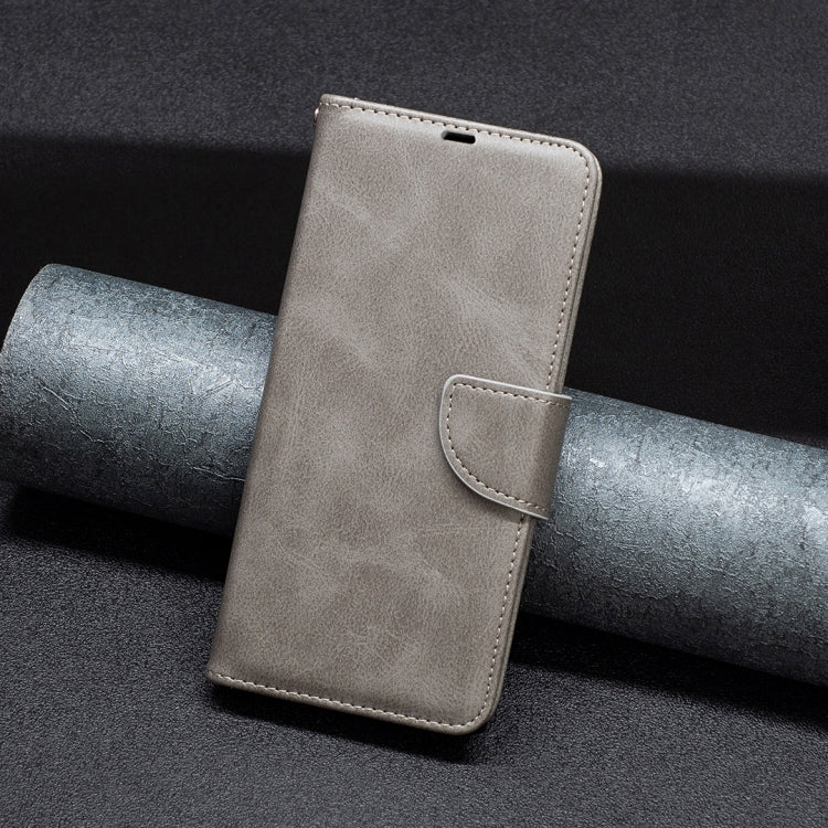 LAMBSKIN Knižkové puzdro pre Motorola Moto G72 - sivé