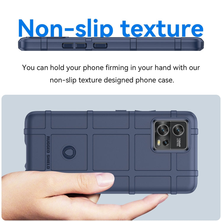 RUGGED Zadný kryt pre Motorola Moto G72 - modrý