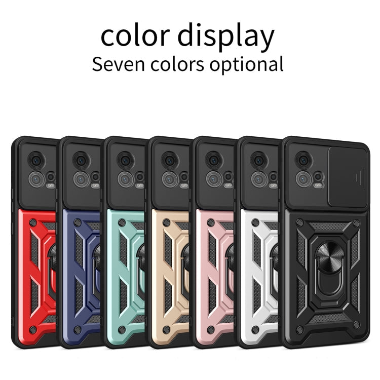 SLIDING ARMOR Tvrdený kryt pre Motorola Moto G72 - zelený