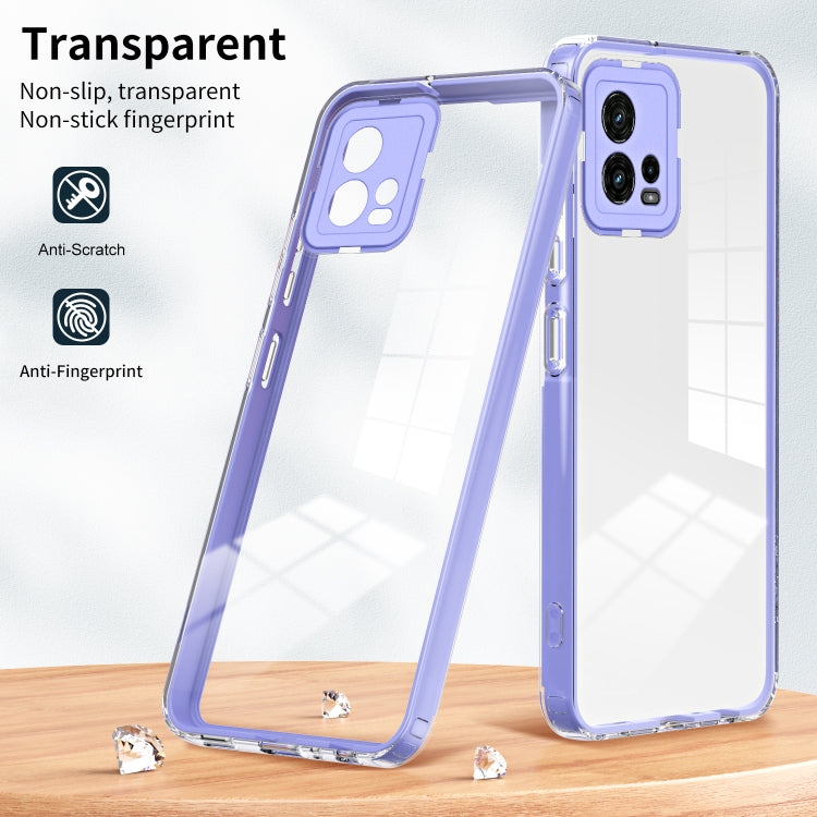 FRAME Zadný kryt pre Motorola Moto G72 - fialový