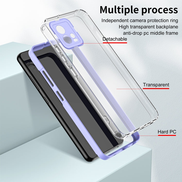 FRAME Zadný kryt pre Motorola Moto G72 - fialový