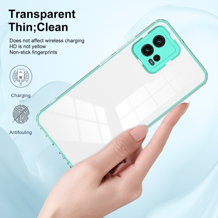FRAME Zadný kryt pre Motorola Moto G72 - zelený