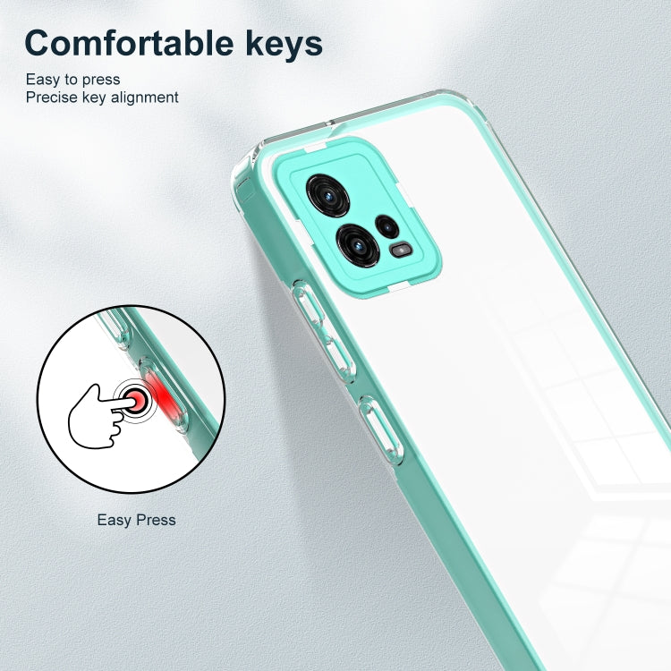 FRAME Zadný kryt pre Motorola Moto G72 - zelený