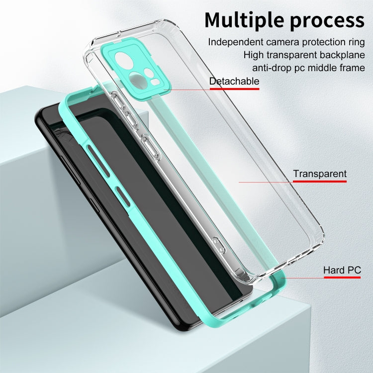 FRAME Zadný kryt pre Motorola Moto G72 - zelený