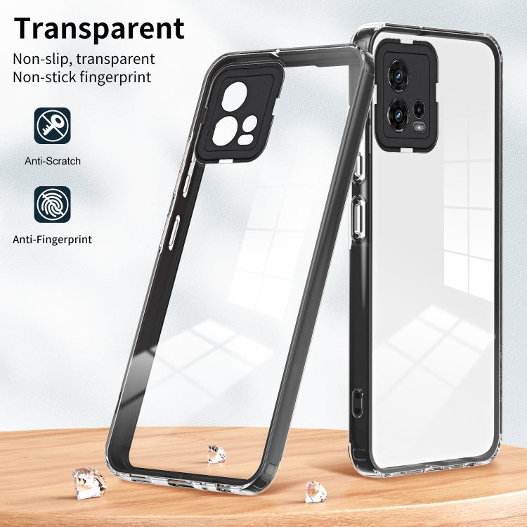 FRAME Zadný kryt pre Motorola Moto G72 - čierny