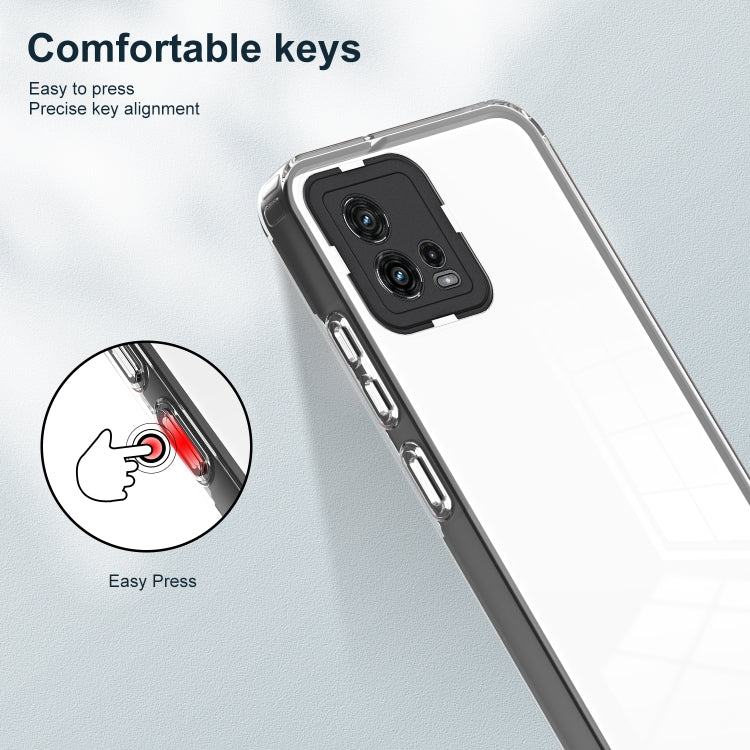 FRAME Zadný kryt pre Motorola Moto G72 - čierny