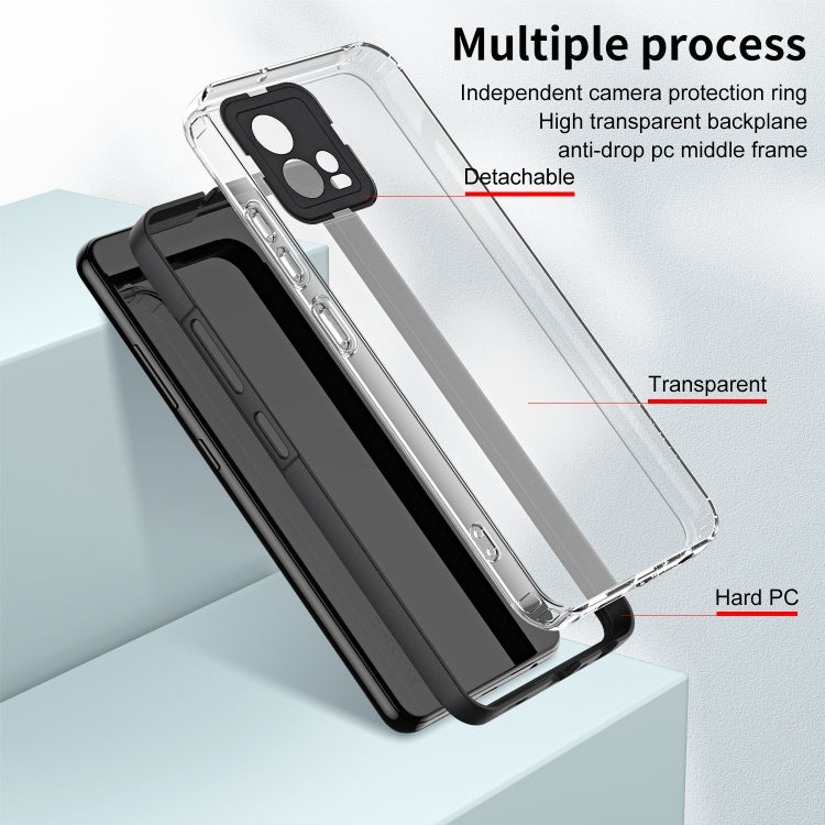 FRAME Zadný kryt pre Motorola Moto G72 - čierny