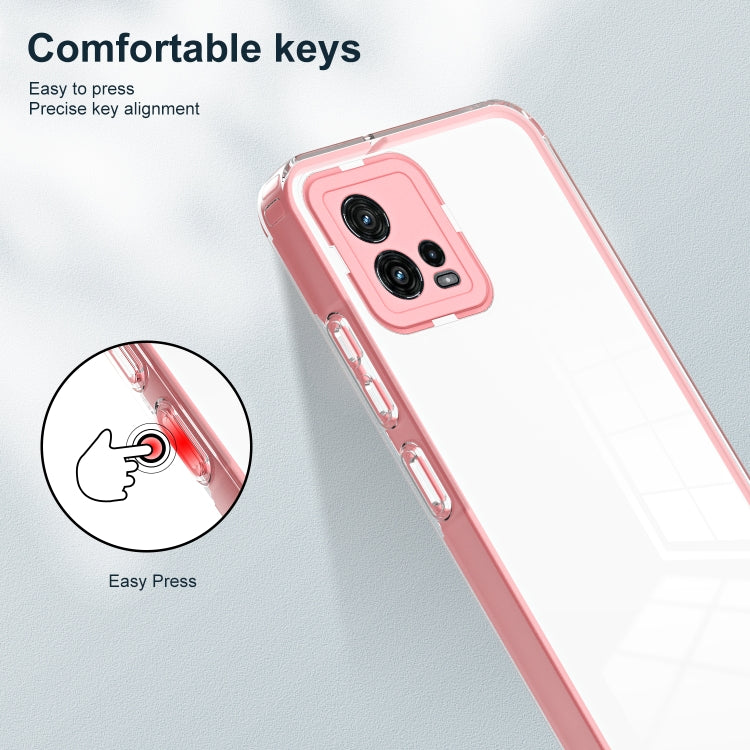 FRAME Zadný kryt pre Motorola Moto G72 - ružový