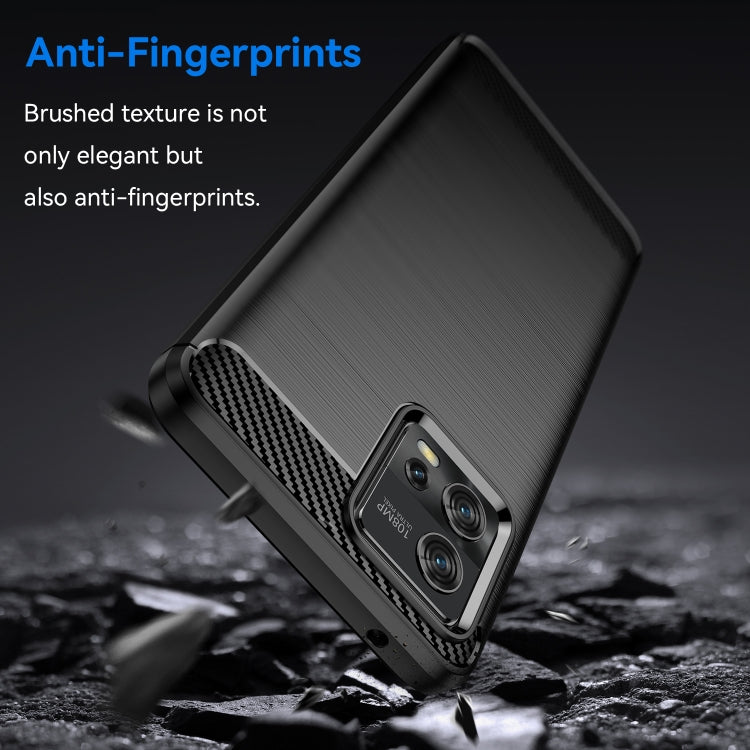 CARBON Zadný obal pre Motorola Moto G72 - čierny