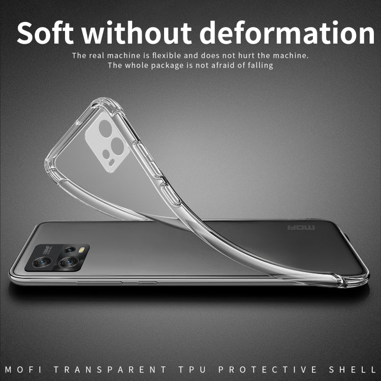 TRANSPARENTNÝ Silikónový obal pre Motorola Moto G72 - priesvitný