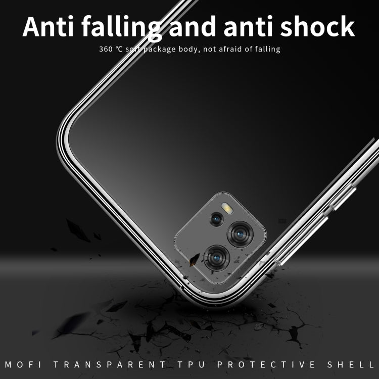 TRANSPARENTNÝ Silikónový obal pre Motorola Moto G72 - priesvitný