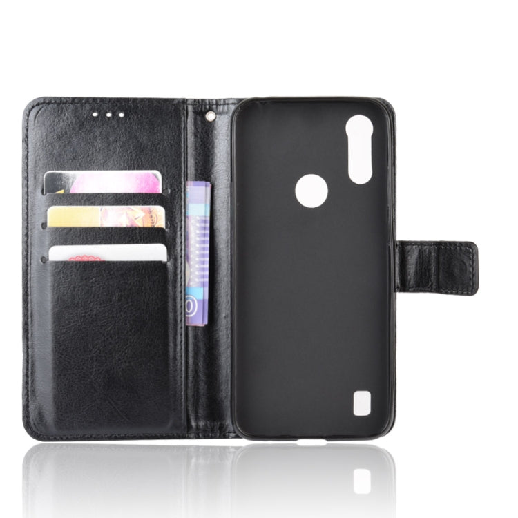 SOLID Knižkové puzdro pre Motorola Moto E6i / Moto E6s - čierne