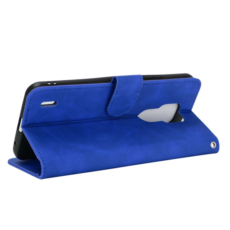 SOLID Knižkové puzdro pre Motorola Moto E7 - modré