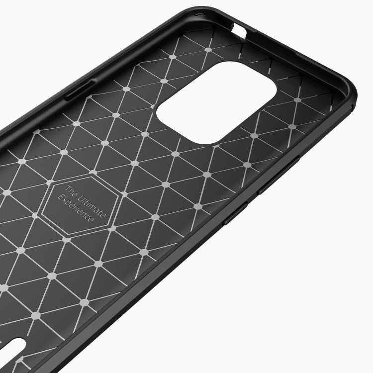 CARBON Zadný obal pre Motorola Moto E7 - čierny