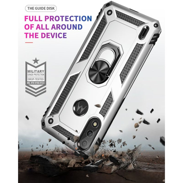 RING ARMOR Tvrdený kryt pre Motorola Moto E7 Power / E7i Power - sivý