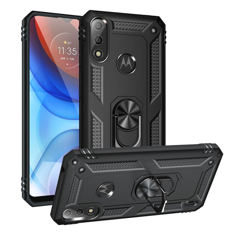 RING ARMOR Tvrdený kryt pre Motorola Moto E7 Power / E7i Power - čierny