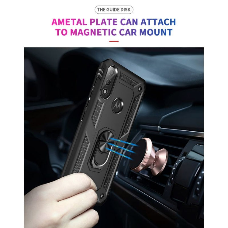 RING ARMOR Tvrdený kryt pre Motorola Moto E7 Power / E7i Power - čierny