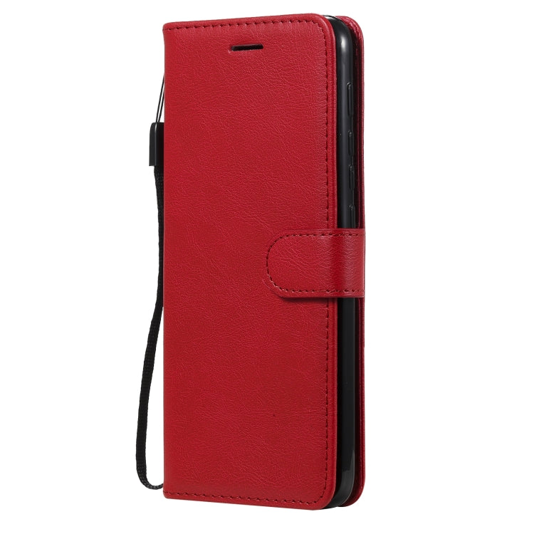 SOLID Knižkové puzdro pre Motorola Moto E7 Power / E7i Power - červené