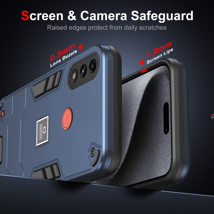 HOLDER ARMOR Tvrdený kryt pre Motorola Moto E7 Power / E7i Power - modrý