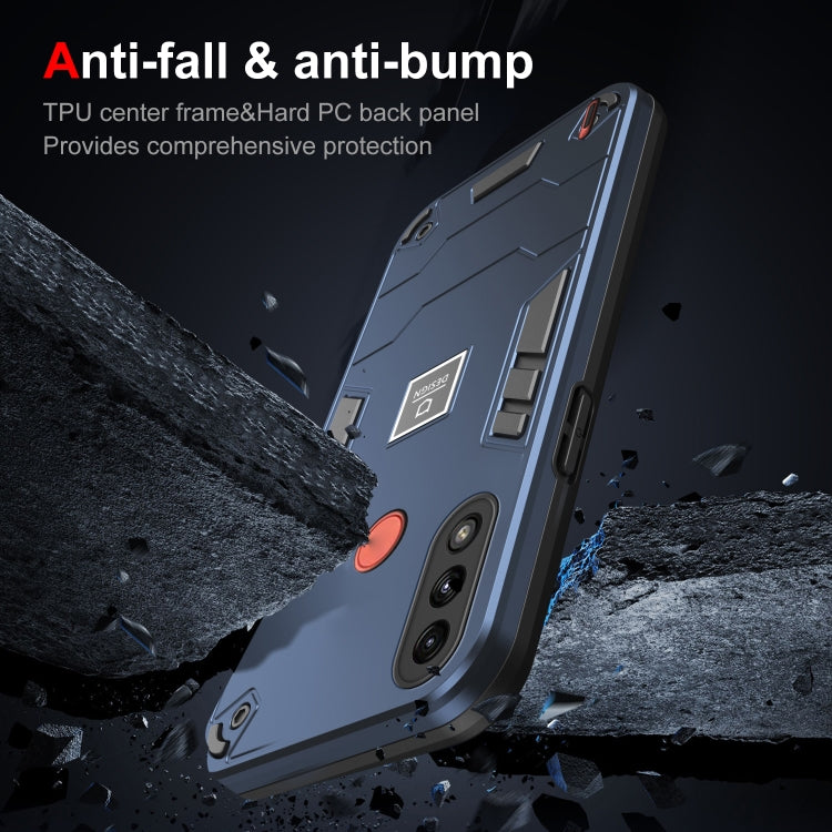 HOLDER ARMOR Tvrdený kryt pre Motorola Moto E7 Power / E7i Power - modrý