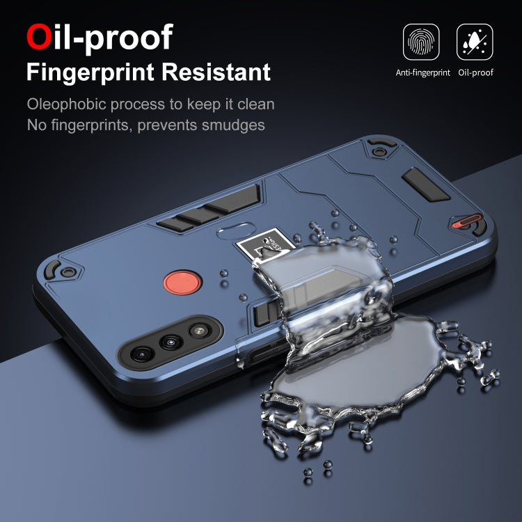 HOLDER ARMOR Tvrdený kryt pre Motorola Moto E7 Power / E7i Power - modrý