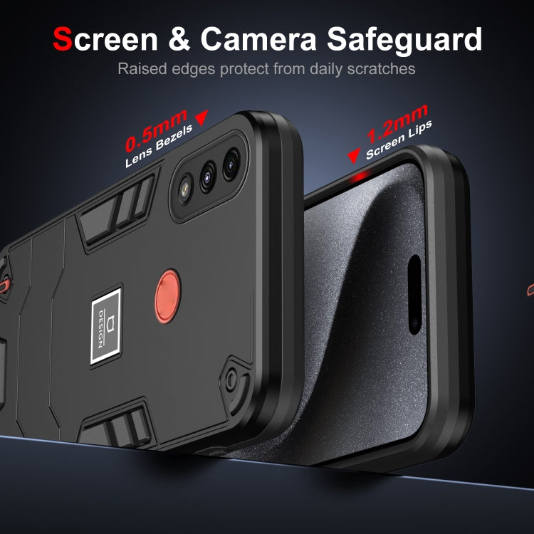 HOLDER ARMOR Tvrdený kryt pre Motorola Moto E7 Power / E7i Power - čierny