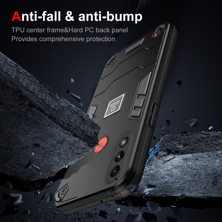 HOLDER ARMOR Tvrdený kryt pre Motorola Moto E7 Power / E7i Power - čierny