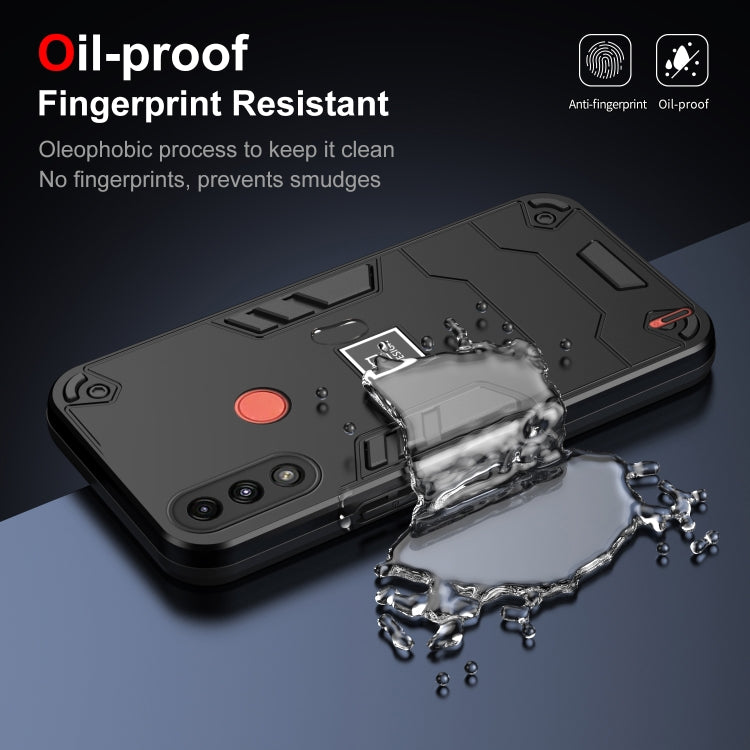 HOLDER ARMOR Tvrdený kryt pre Motorola Moto E7 Power / E7i Power - čierny