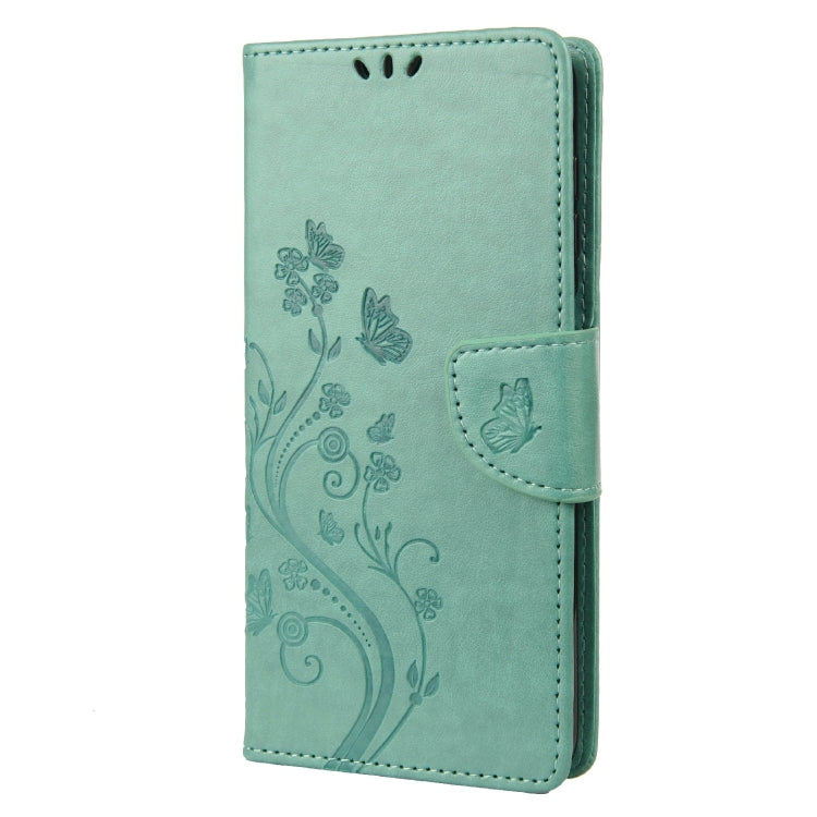 BUTTERFLY Knižkové puzdro pre Motorola Moto E32 / E32s - zelené