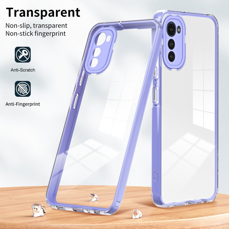 FRAME Zadný kryt pre Motorola Moto E32 / E32s - fialový